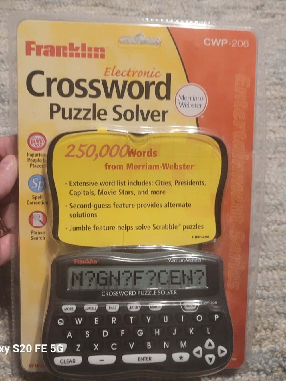 Franklin Electronic Puzzle Solver
